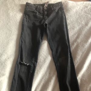Black justice skinny jeans